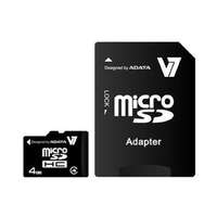 V7 V7 microSDHC 4GB + Adapter