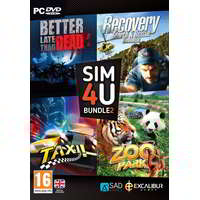 SimActive SIM4U Bundle 2 - Better Late Than Dead, Recovery SandR, Taxi, Zoo Park (PC)