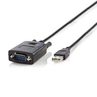 Nedis Nedis (USB A apa - RS232 apa) Átalakító kábel 0.9m - Fekete