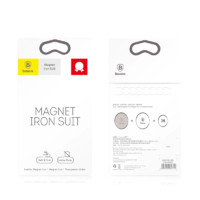 Baseus Baseus Magnet iron Suit mágneskorong autós tartóhoz Ezüst (2 db)