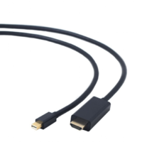 Gembird Gembird CC-MDP-HDMI-6 Mini DisplayPort - HDMI (apa - apa) kábel 1.8m - Fekete