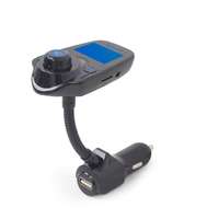 Gembird Gembird 3-in-1 Bluetooth autós kihangosító FM-rádió transmitterrel és USB töltővel (5V/2.1A)