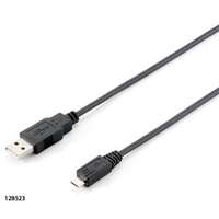 Equip Equip 128523 USB 2.0 A-microB kábel, apa/apa, 1,8m