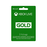 Microsoft Microsoft Xbox Live 3 hónapos Gold Card Előfizetés