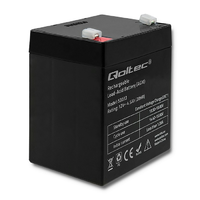 Qoltec Qoltec 53033 12V/4,5Ah UPS Akkumulátor - Fekete
