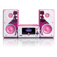 Lenco Lenco MC-020 Princess Bluetooth Mikro HiFi torony - Pink