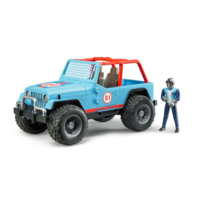 Bruder Bruder Jeep Wrangler kék terepjáró sofőrrel
