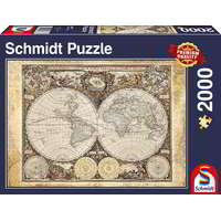 Schmidt Spiele Schmidt Spiele Történelmi világtérkép - 2000 darabos puzzle