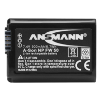 Ansmann Ansmann A-Son NP FW50 akkumulátor Sony fényképezőgépekhez 900mAh