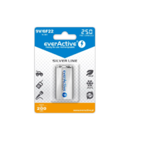 EverActive everActive Silver Line 6F22 9V 250 mAh Ni-MH Elem (1 db / csomag)