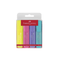 Faber-Castell Faber-Castell 46 Pastell 1-5 mm Szövegkiemelő készlet - 4 különböző szín (4 db / csomag)