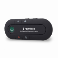 Gembird Gembird Multipoint Bluetooth + EDR autós kihangosító 2 telefonhoz Fekete