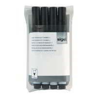 Sigel Sigel 1-3 mm Alkoholmentes marker készlet (4 db) - Fekete