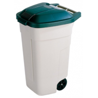 Curver Curver Görgős 110 literes Szelektív hulladékgyűjtő szemetes - Bézs/Zöld