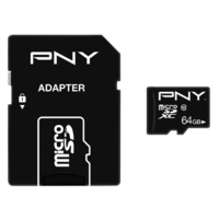 PNY PNY 64GB Performance Plus microSDXC CL10 memóriakártya + Adapter