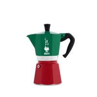 Bialetti Bialetti Moka Express Italia 6 személyes kotyogós kávéfőző - Zöld/Fehér/Piros