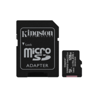 Kingston Kingston 128GB Canvas Select Plus microSDXC UHS-I CL10 memóriakártya + Adapter