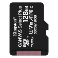 Kingston Kingston 128GB Canvas Select Plus microSDXC UHS-I CL10 memóriakártya