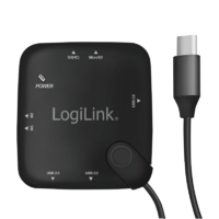 Logilink Logilink UA0344 USB Typ-C™ OTG (On-The-Go) Dokkoló Univerzális