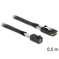 Delock Delock Mini SAS HD x 4 SFF 8643 apa > Mini SAS x 4 36 Pin SFF 8087 apa kábel, 0,5 m