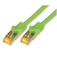 M-CAB M-CAB S/FTP CAT7 kábel 0.25m Zöld