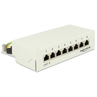 Delock DeLOCK 87680 Asztali patch panel - 8 port