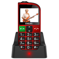 Evolveo Evolveo EasyPhone FM Dual SIM Mobiltelefon - Piros