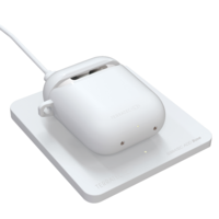 Terratec Terratec ADD Base Wireless töltő pad Apple AirPods-hoz Fehér