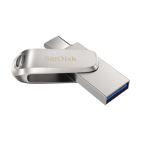 Sandisk Sandisk 128GB Dual Drive Luxe USB 3.1 Pendrive - Ezüst