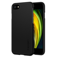 Spigen Spigen Thin Fit Apple iPhone SE(2020)/8/7 Hátlap Tok - Fekete