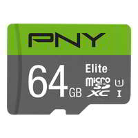 PNY PNY 64GB Elite microSDXC UHS-I CL10 memóriakártya + Adapter