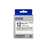 Epson Epson LK-4WBVN Vinyl szalag 12mm / 7m - Fehér alapon fekete