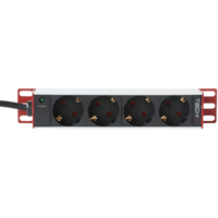 Techly Techly 106909 10" rack szekrénybe építhető 4-es elosztó 1.8m