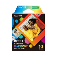 Fujifilm Fujifilm Rainbow Színes film Instax Square típusú instant kamerákhoz (10db / csomag)
