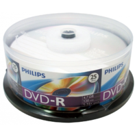Philips Philips DVD-R Egyszer Írható DVD Lemez Henger (25db/cs)