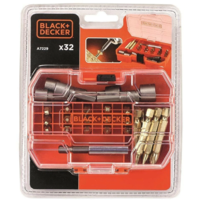 Black & Decker Black and Decker A7229-XJ 32 db-os csavarozófej készlet