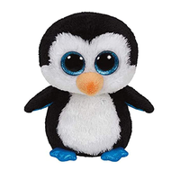 TY Inc. TY Waddles pingvin fekete plüssfigura - 15 cm