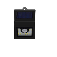 Iris IRIS MSL-018CW-BB-28LED napelemes mozgásérzékelő reflektor - Fekete