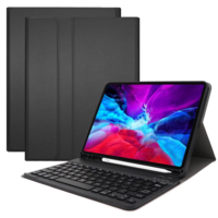 USAMS Usams Smart Keyboard Apple iPad Tok Billentyűzettel 10.2" Fekete