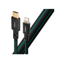 AudioQuest AudioQuest Forest USB 2.0-C apa - Lightning apa Összekötő kábel 1.5m - Fekete/Zöld