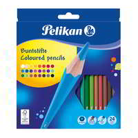 Pelikan Pelikan:Lakkozott vegyes színű színes ceruza (24 db / csomag)