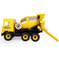Wader Wader: Middle Truck betonkeverő 38 cm - Sárga