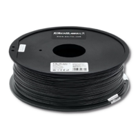 Qoltec Qoltec 50670 Professional Filament PLA PRO 1.75mm 1 kg - Fekete