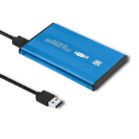 Qoltec Qoltec 51859 2.5" USB 3.0 Külső HDD/SSD ház - Kék