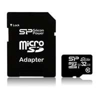 Silicon Power Silicon Power 32GB microSD Memóriakártya Adapterrel
