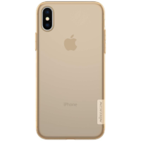 Nillkin Nillkin Nature Apple iPhone XS/X Szilikon Tok - Aranybarna