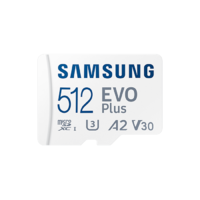 Samsung Samsung 512GB EVO Plus (2021) microSDXC UHS-I CL10 Memóriakártya + Adapter