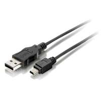 Equip Equip 128521 USB 2.0 A-mini5P kábel, apa/apa, 1,8m