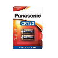 Panasonic Panasonic CR 123 A Litium Fotóelem (2db/csomag)