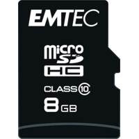 Emtec Emtec 8GB Classic microSDHC UHS-I CL10 Memóriakártya + Adapter